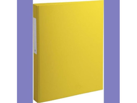 EXACOMPTA Classeur à anneaux, PP, 2 anneaux, A4, jaune