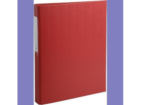 EXACOMPTA Classeur à anneaux, PP, 2 anneaux, A4, rouge