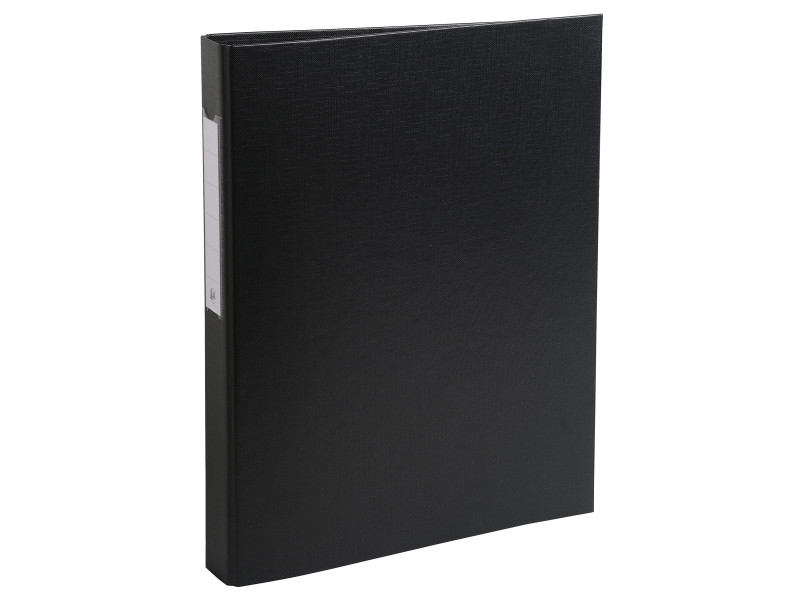 EXACOMPTA Classeur à anneaux, PP, 2 anneaux, A4, noir