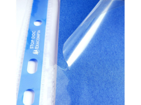 EXACOMPTA Pochette perforée Stop Doc, A4, PP, transparent