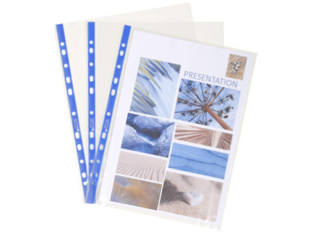 EXACOMPTA Pochette perforée Stop Doc, A4, PP, transparent