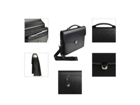 EXACOMPTA Valisette porte-documents EXATRAVEL, en PP, noir