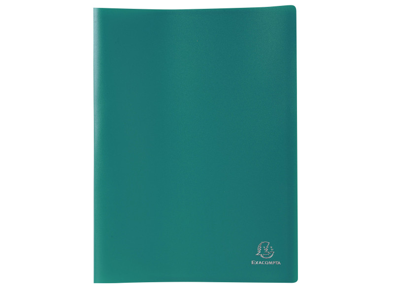 EXACOMPTA Protège-documents, A4, 60 pochettes, vert foncé