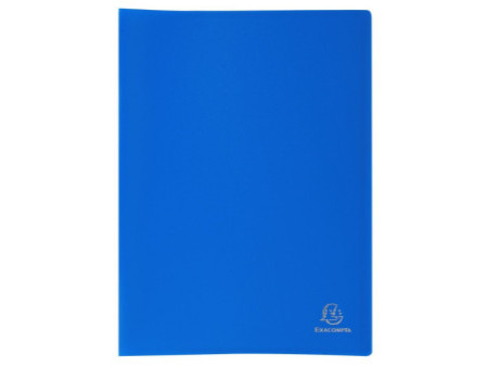 EXACOMPTA Protège-documents, A4, PP, 80 pochettes, bleu