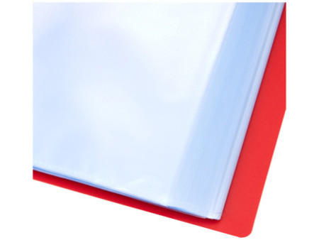 EXACOMPTA Protège-documents, A4, PP, 80 pochettes, rouge