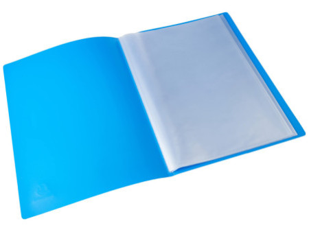 EXACOMPTA Protège-documents, A4, PP, 10 pochettes, bleu