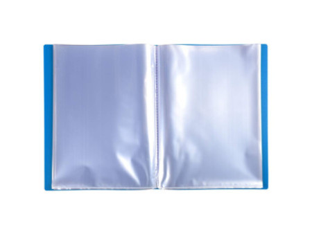 EXACOMPTA Protège-documents, A4, PP, 20 pochettes, bleu