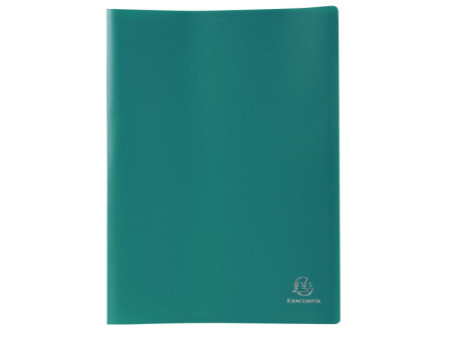 EXACOMPTA Protège-documents, A4, 20 pochettes, vert foncé