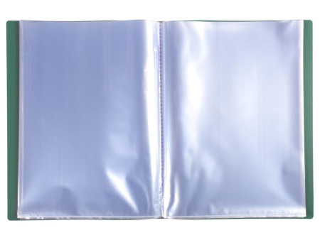 EXACOMPTA Protège-documents, A4, 20 pochettes, vert foncé