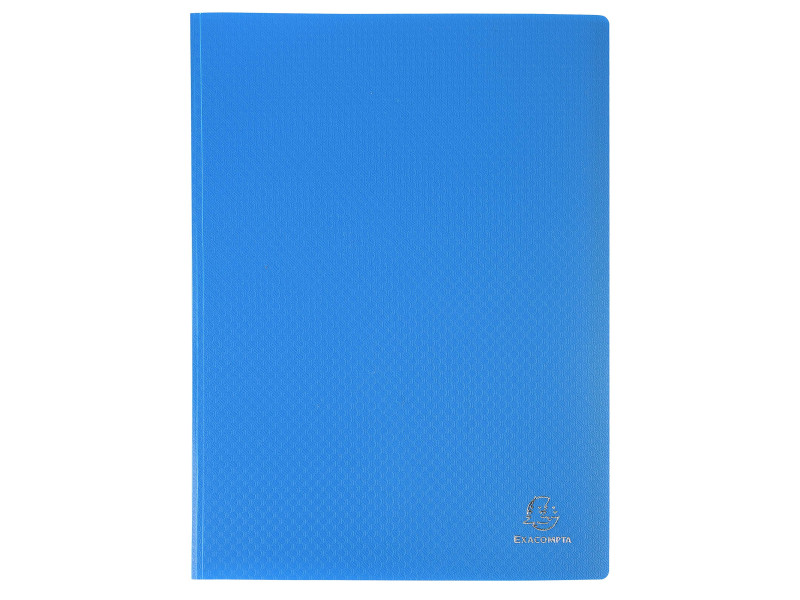 EXACOMPTA Protège-documents, A4, PP, 30 pochettes, bleu