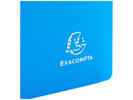 EXACOMPTA Protège-documents, A4, PP, 50 pochettes, bleu