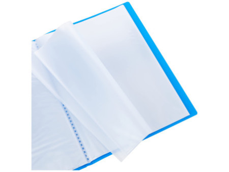 EXACOMPTA Protège-documents, A4, PP, 50 pochettes, bleu