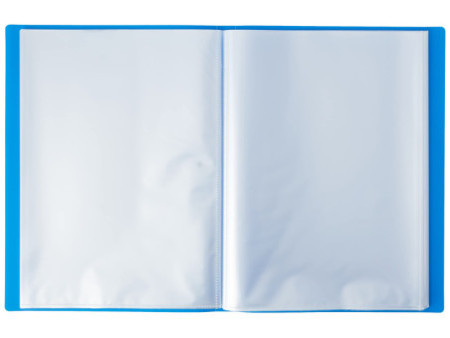 EXACOMPTA Protège-documents, A4, PP, 100 pochettes, bleu