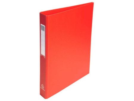EXACOMPTA Classeur à anneaux, PP, 4 anneaux, A4, assorti