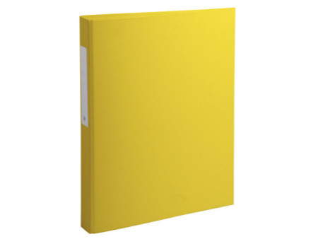 EXACOMPTA Classeur à anneaux, PP, 4 anneaux, A4, jaune