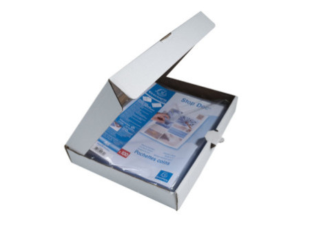 EXACOMPTA Pochettes coins Stop Doc, A4, PP 0,11 mm,