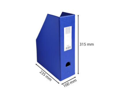 EXACOMPTA Porte-revues, A4, carton, 100 mm, bleu