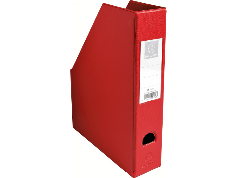 EXACOMPTA Porte-revues, A4, carton, 70 mm, rouge