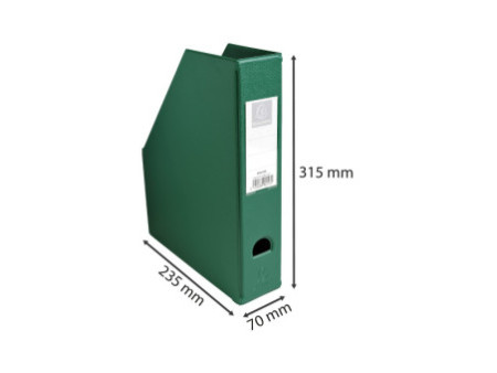 EXACOMPTA Porte-revues, A4, carton, 70 mm, vert