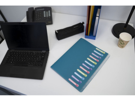 EXACOMPTA Trieur, A4, PP, 8 compartiments, noir