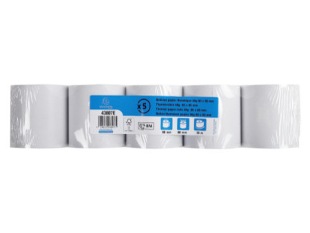EXACOMPTA Bobines thermiques pour caisses, 80 mm x 76 m