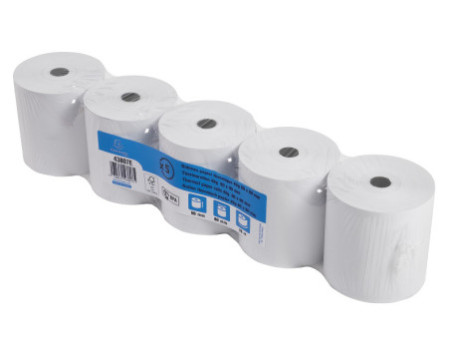 EXACOMPTA Bobines thermiques pour caisses, 80 mm x 76 m