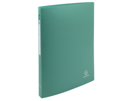 EXACOMPTA Classeur souple, PP, 4 anneaux, A4, vert foncé