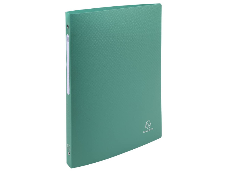 EXACOMPTA Classeur souple, PP, 4 anneaux, A4, vert foncé