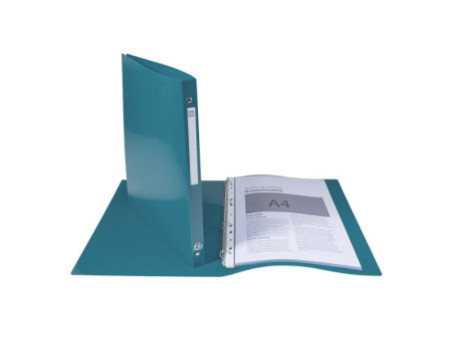 EXACOMPTA Classeur souple, PP, 4 anneaux, A4, vert foncé