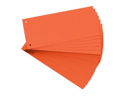 EXACOMPTA Fiches intercalaires, 105 x 240 mm, orange