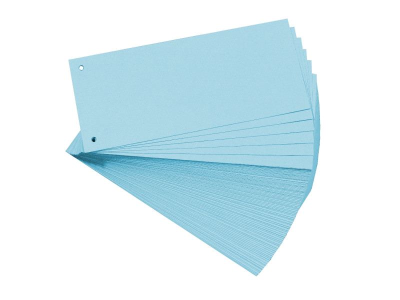 EXACOMPTA Fiches intercalaires, 105 x 240 mm, bleu