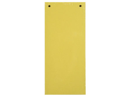 EXACOMPTA Fiches intercalaires, 105 x 240 mm, jaune