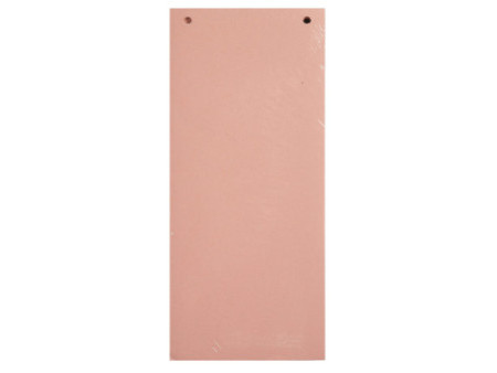 EXACOMPTA Fiches intercalaires, 105 x 240 mm, rose