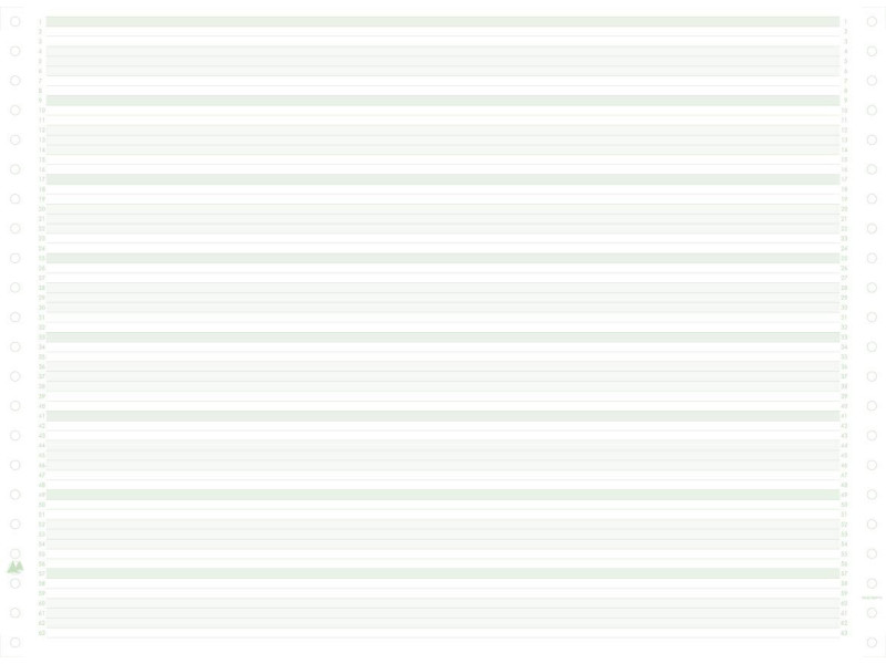 EXACOMPTA Papier listing en continu, 380 mm x 11' (27,94 cm)