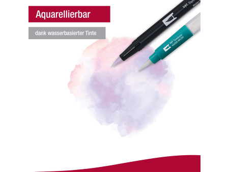 Tombow Feutre double pointe DUAL BRUSH PEN ABT, Gray Colors