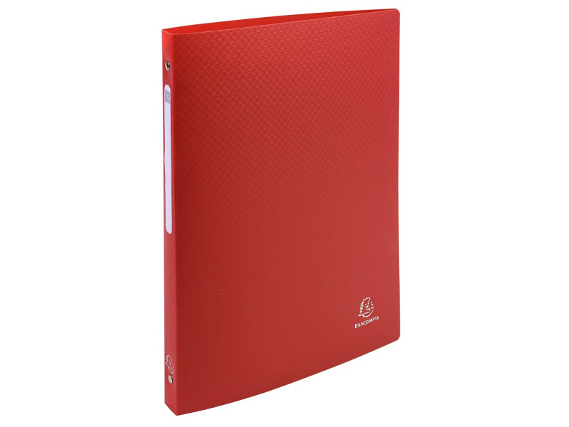 EXACOMPTA Classeur souple, PP, 4 anneaux, A4, rouge