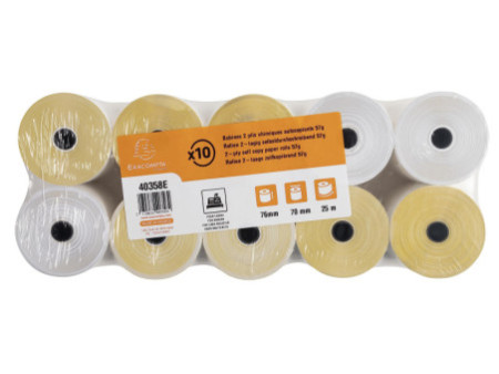 EXACOMPTA Bobines pour caisses, 76 mm x 25 m x 12 mm
