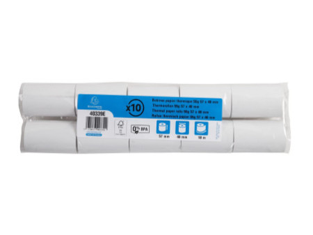 EXACOMPTA Bobines thermiques pour caisses, 57 mm x 18 m