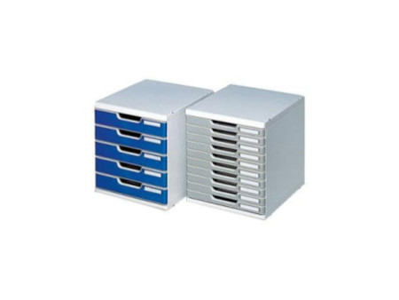 EXACOMPTA Module de classement MODULO A4, 5 tiroirs, bleu