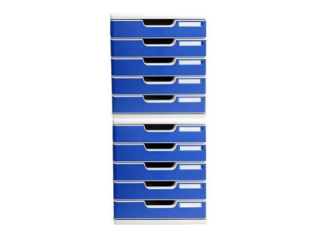 EXACOMPTA Module de classement MODULO A4, 5 tiroirs, bleu