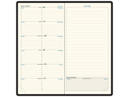 EXACOMPTA Agenda de poche 'Espace 17', 2026, Cassandra