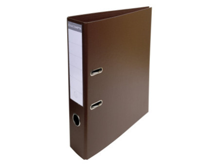EXACOMPTA Classeur à levier PVC Premium, A4, 70 mm, marron