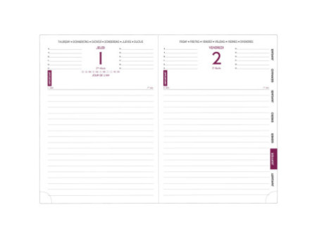 EXACOMPTA Agenda 'Journal 17', 2026, Barbara, assorti