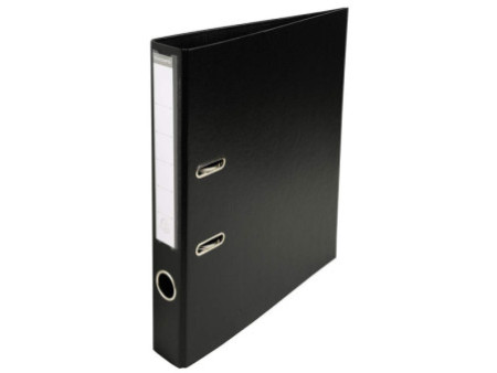 EXACOMPTA Classeur à levier PVC Premium, A4, 50 mm, noir