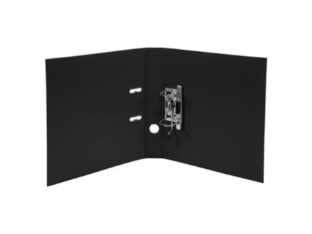 EXACOMPTA Classeur à levier PVC Premium, A4, 50 mm, noir