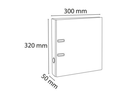 EXACOMPTA Classeur à levier PP Premium, A4, 50 mm,vert foncé