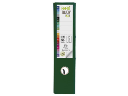 EXACOMPTA Classeur à levier PP Premium, A4, 80 mm,vert foncé