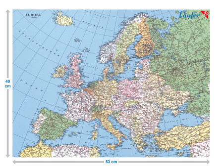 Läufer Sous-main Europe, 400 mm x 530 mm