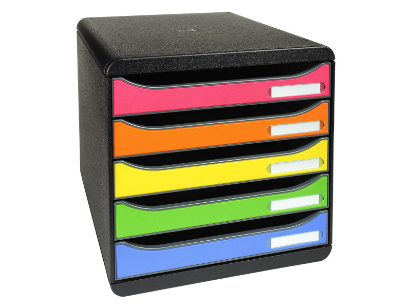 EXACOMPTA Module de classement BIG-BOX PLUS, 5 tiroirs