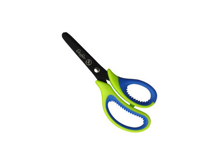 Läufer Ciseaux de bricolage ergonomiques, L: 130mm,vert/bleu